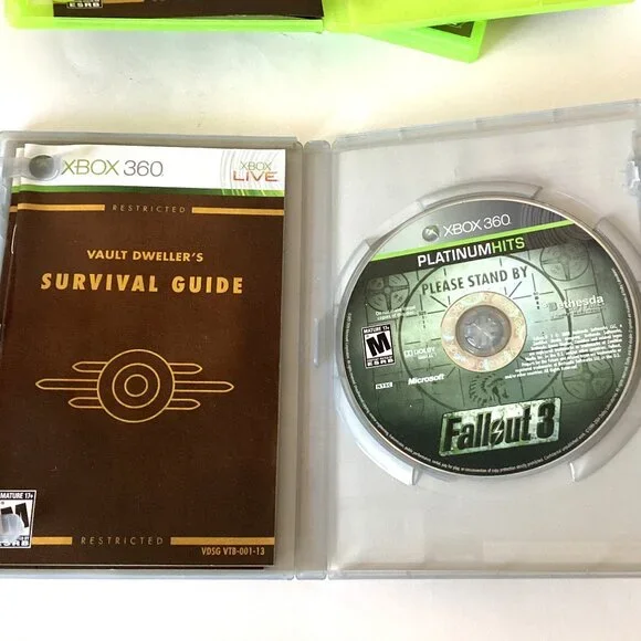 Fallout 3 Xbox 360 Games Live & Platinum Hits - Picture 5 of 7
